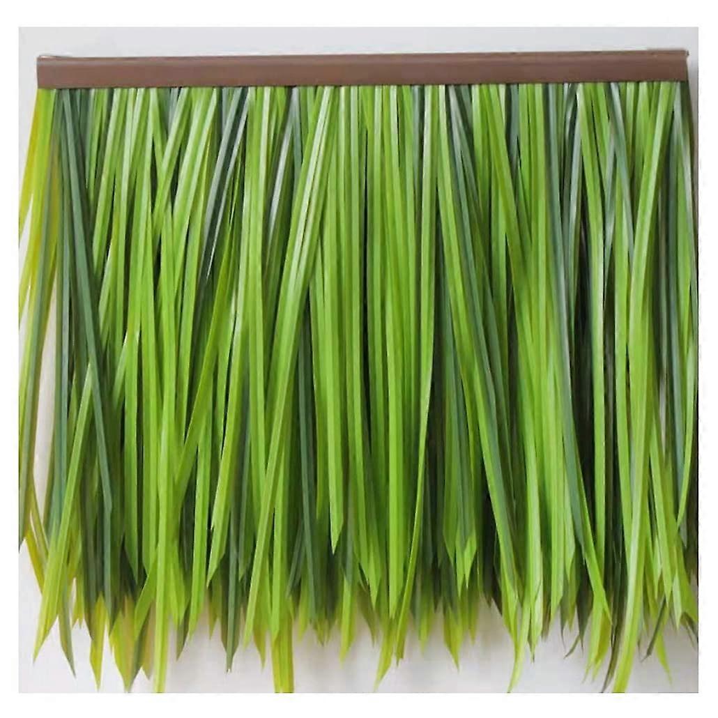 Kunststoff-Simulation Stroh Fliese Fake Stroh 0.5x0.5m Gelb A PE-Kunststoff Künstliche Strohdach Antike Ziegel Decor