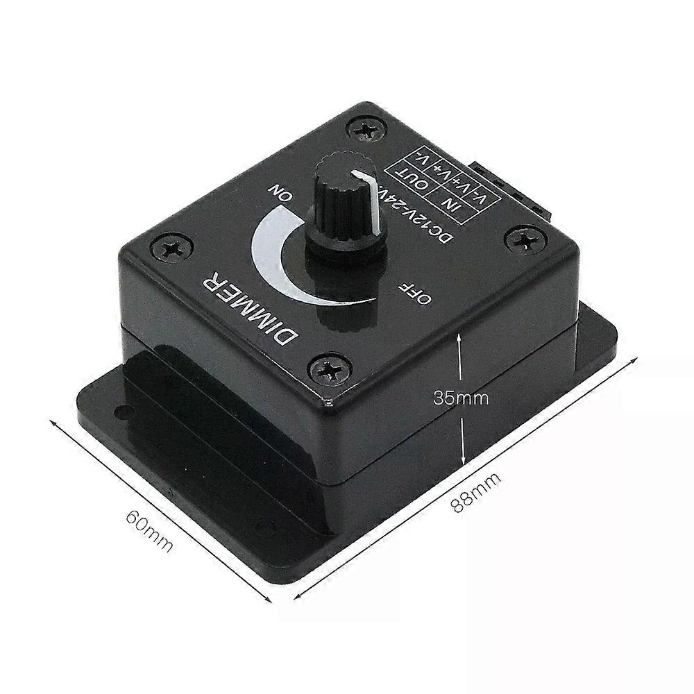 1pcs LED Dimmer Switch DC 12V 24V 8A Brightness Adjustable Single Color 1 Channel Strip Controller For LED Strip Light