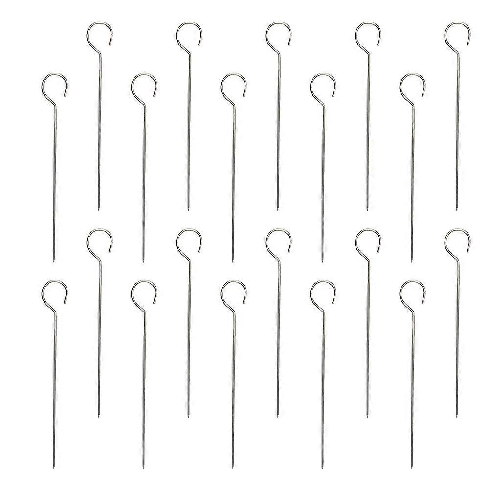 Grill Kabob Skewers Reusable Barbecue Sticks For Yard Bbq And Garden Parties Home Cooks 20Pcs