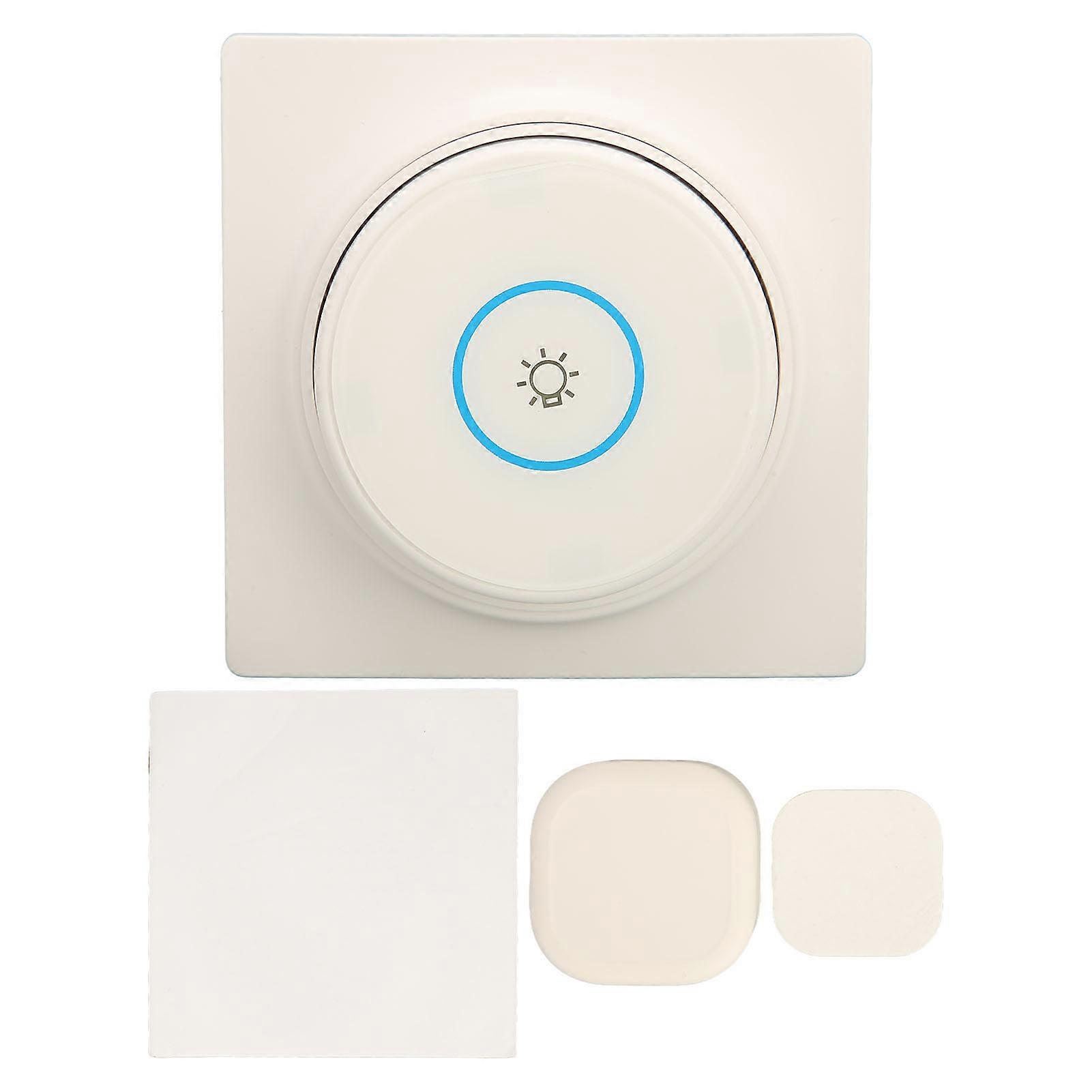 Wireless Light Switch Waterproof Self Powered Remote Control Wall Switch with Receiver for Lamp