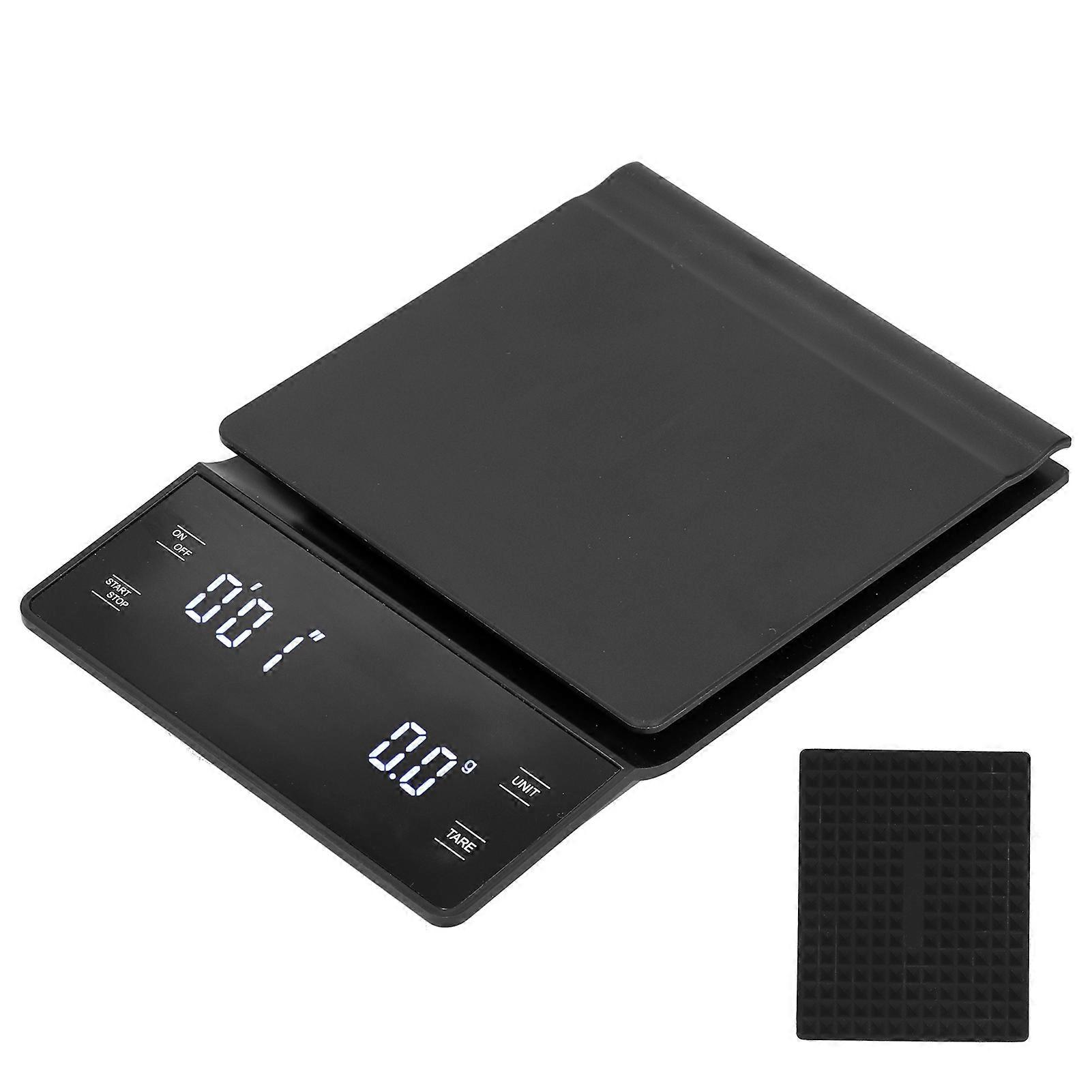 Digital Kitchen Scale Precise Timing Electronic Weighing Tool with LED Screen 3000g Range