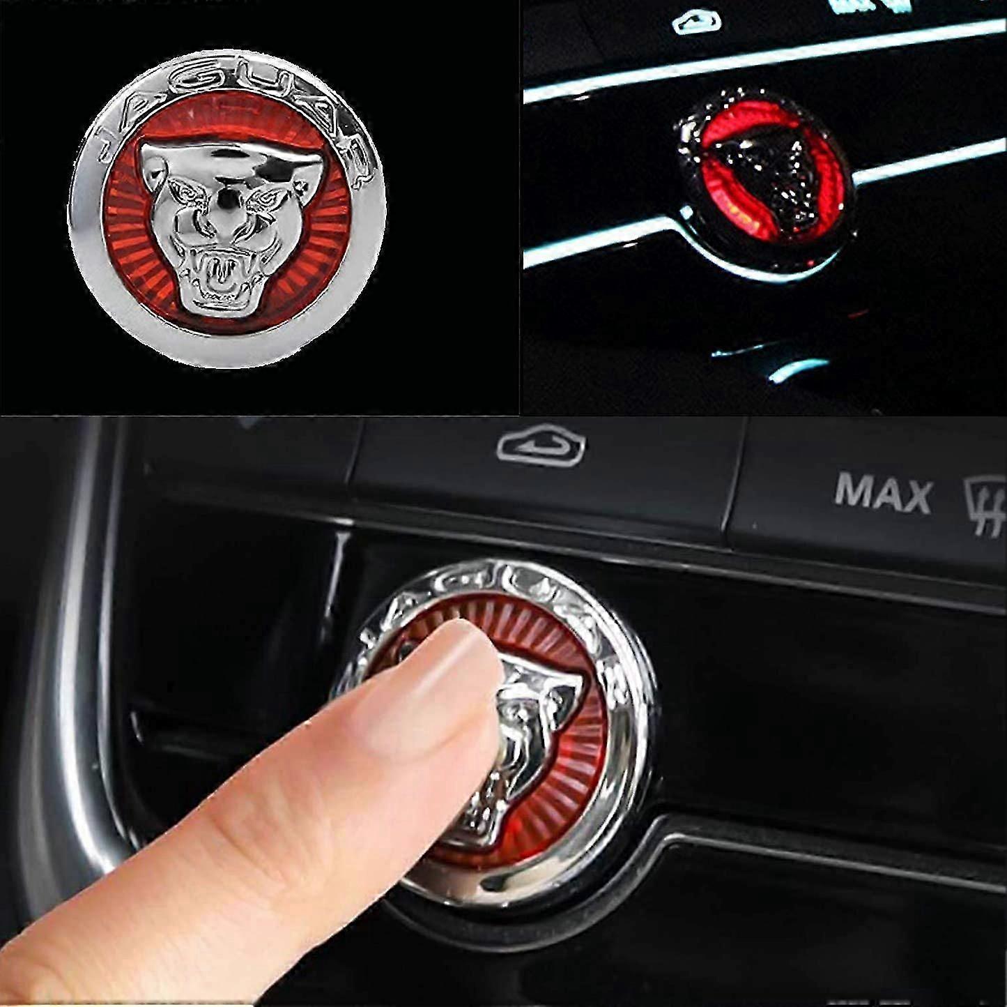 Keyless κέλυφος κάλυψης κουμπιών διακοπής εκκίνησης μηχανών αυτοκινήτων για Jaguar XF XE XJ E-PACE F-PACE