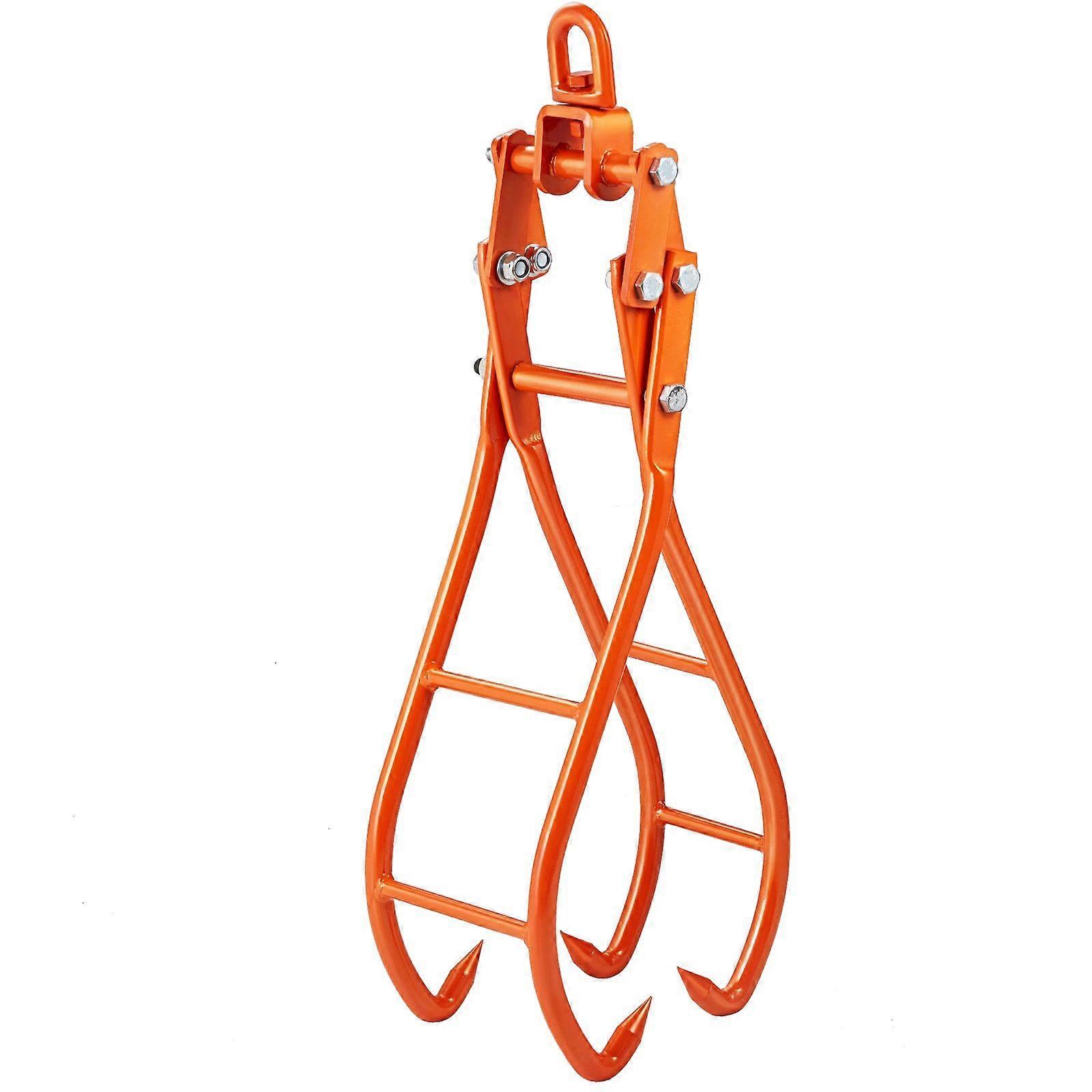Γάντζος νυχιών ξυλείας, 36 ιντσών 4 νύχι Log Grapple για την υλοτομία λαβίδες, περιστρεφόμενες λαβίδες ανύψωσης κορμών χάλυβα, σχεδιασμός νυχιών αετού