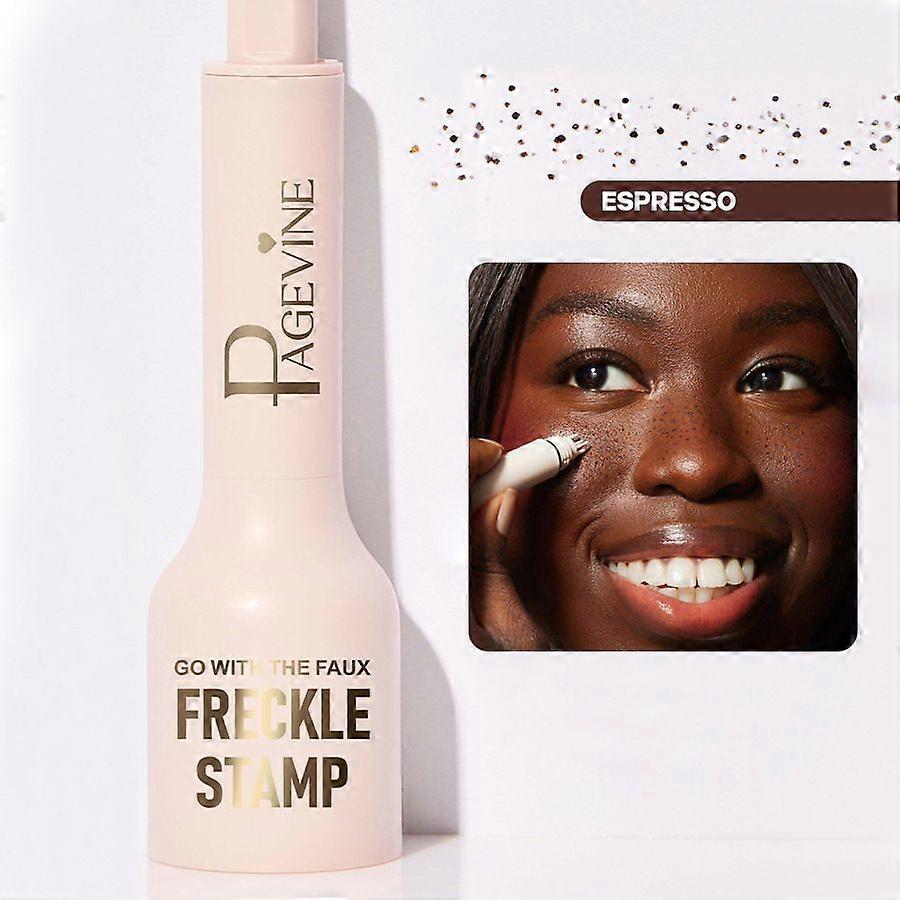 Freckle Stamp, 5-Point Freckle Stamp, Freckles Pen,Faux Freckle Foundation SitckESPRESSO