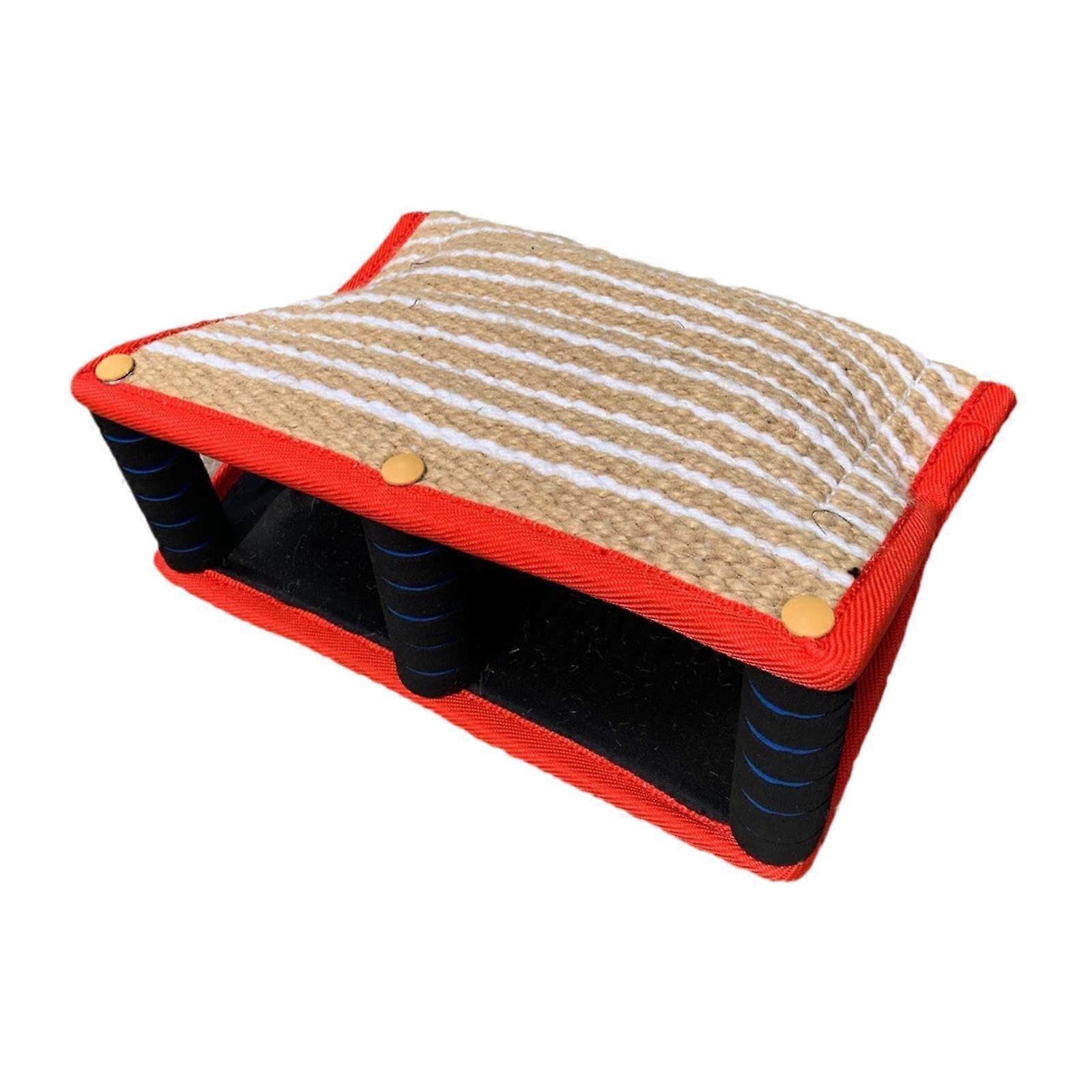 Dog Cushion for Interactive Toy, Dog Chew Wedge for Huskies and Labradors, Red