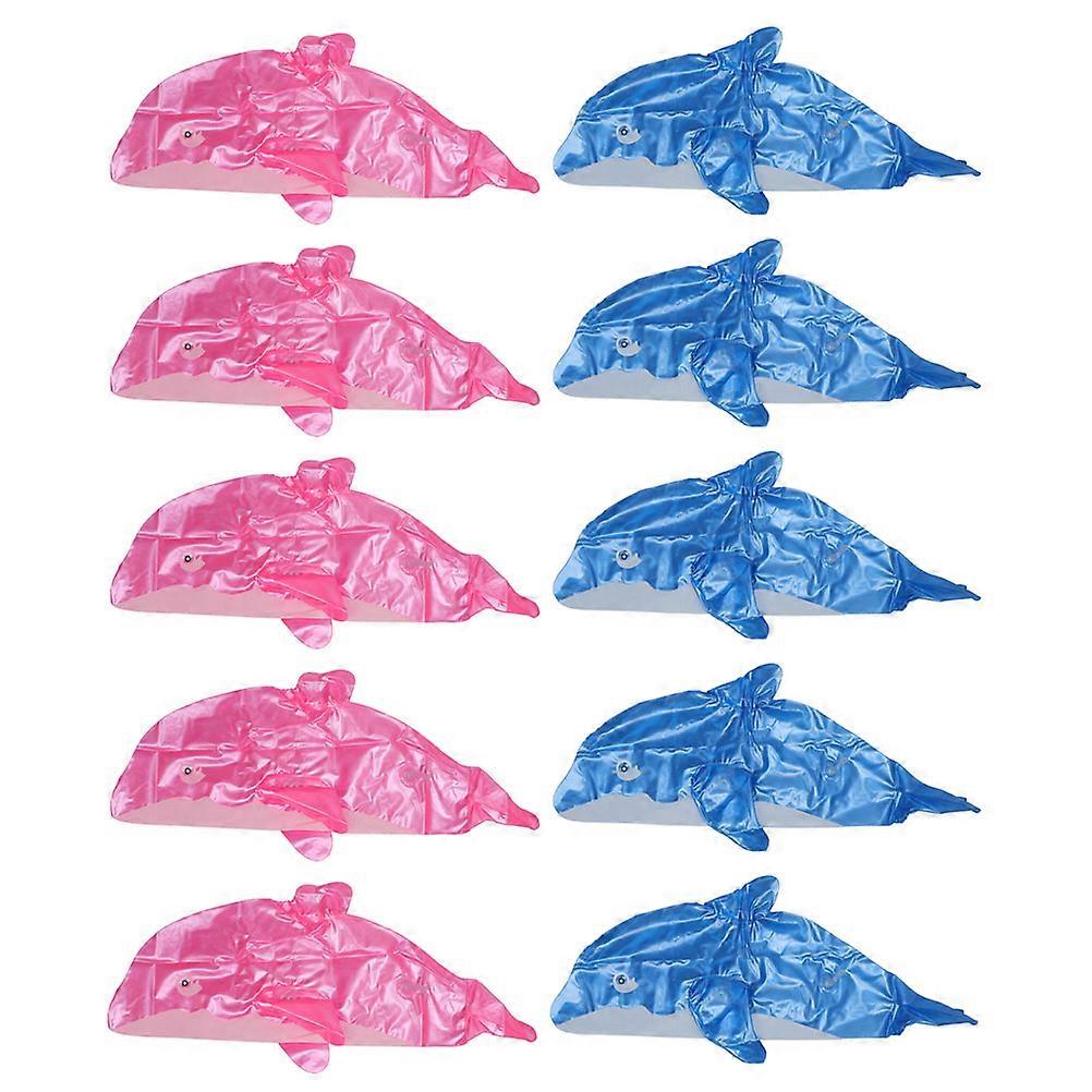 Ocean Animals Toys Inflatable Dolphin Large Size Beach Swimming Pool Decoration For Children Families 12Pcs