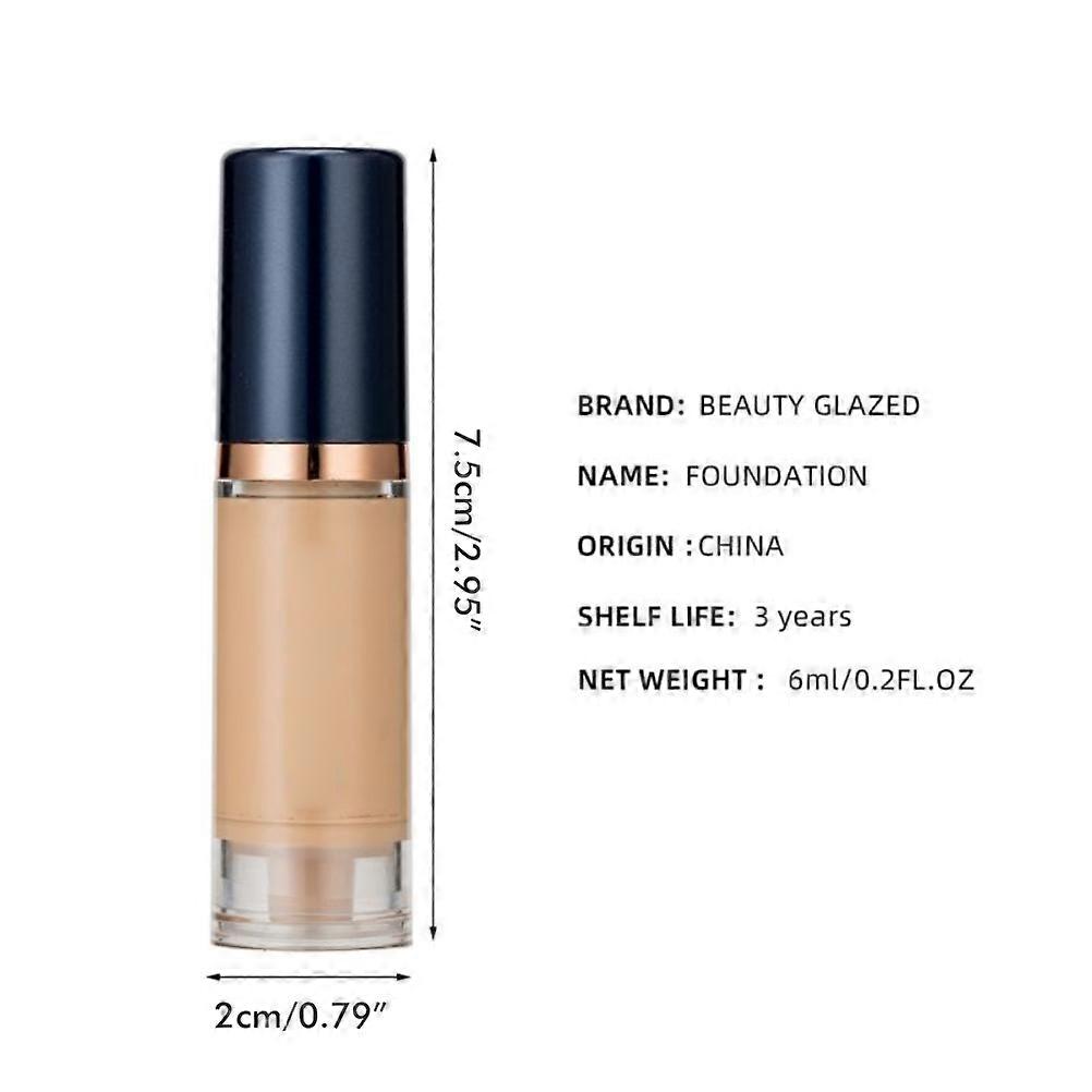 6ML 6 Colors Full Coverage Liquid Long Lasting Whitening and Concealer Primer Cream