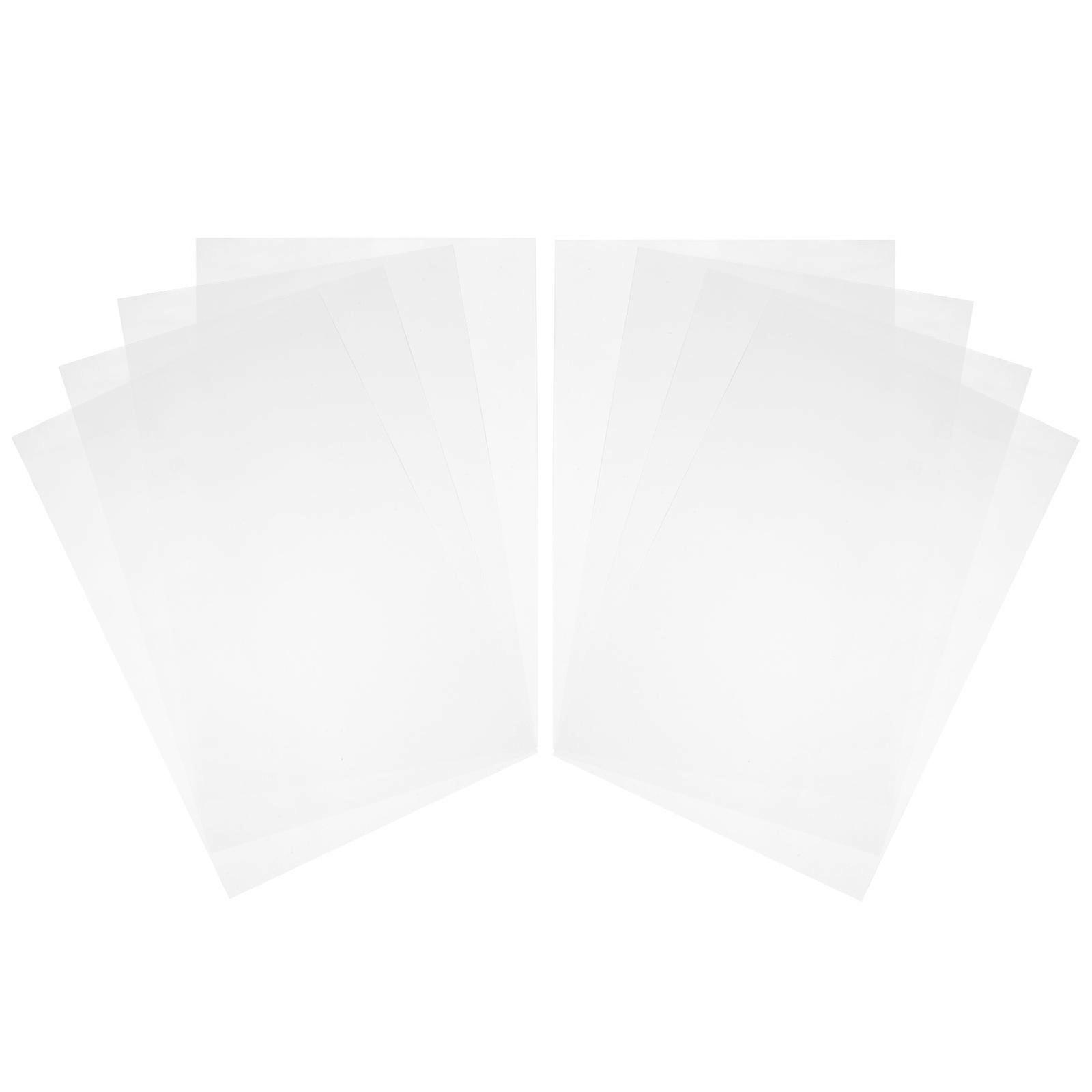 Clear PVC Stencil Sheets 10PCS   Thick Reusable Tracing Boards for Drawing, Printing & Crafts   Includes Tracing Book for Precise Art Projects