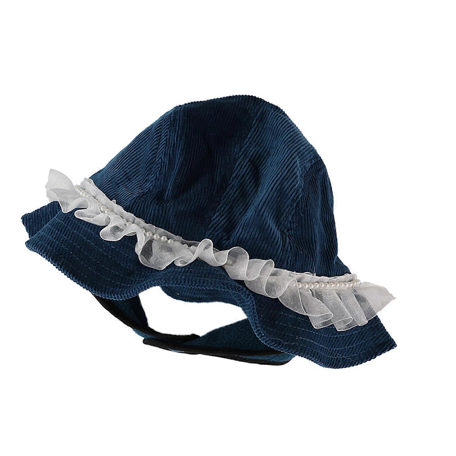 Children's Fischer hat, windproof, ear protection, bucket cap, comfortable corduroy caps for boys and girls, ages 2 to 6.