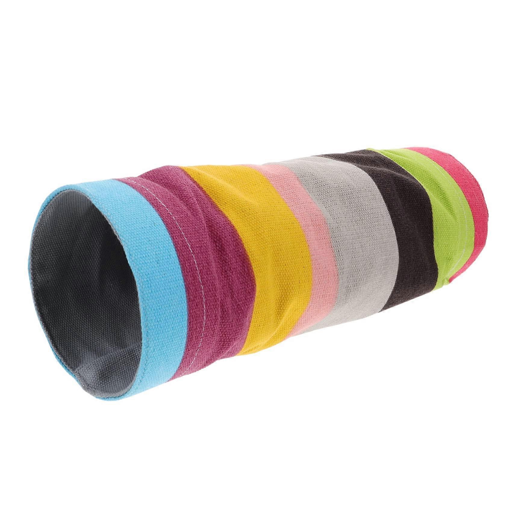 Small Pet Cardboard Tunnel Colorful Enrichment For Hamsters, Guinea Pigs And Hedgehogs Promotes Exercise