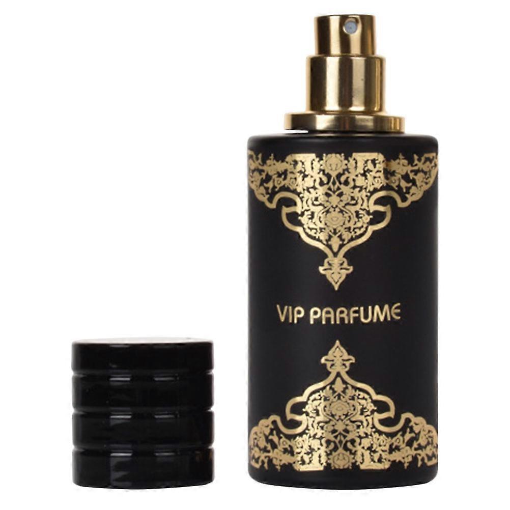 Reusable Black Perfume Bottle with Fine Workmanship for Travel and Storage 6-Pack