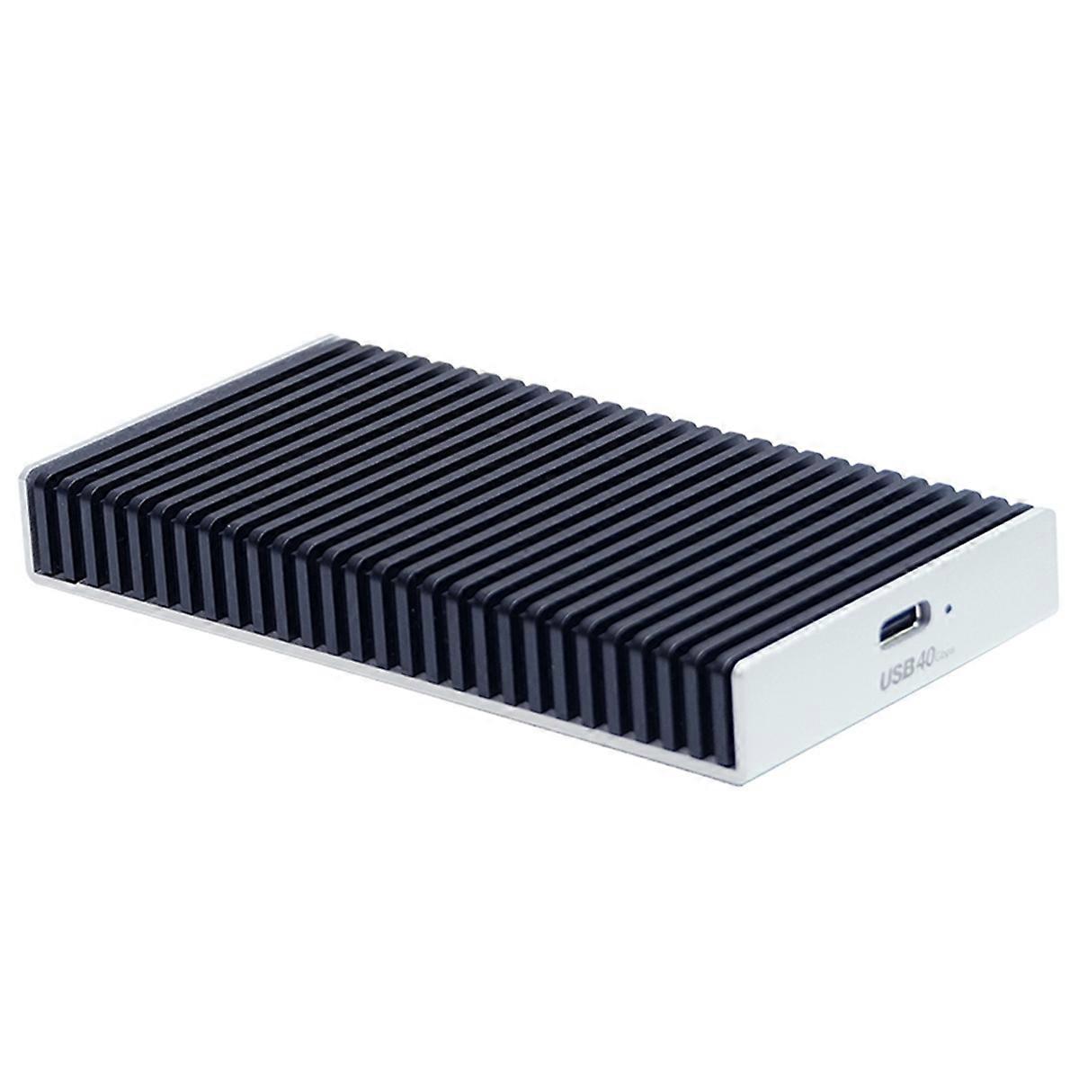 Compatible for USB4/ to PCIe Gen4 X4 NVMe 40Gbps SSD Enclosure for MacOS Linux