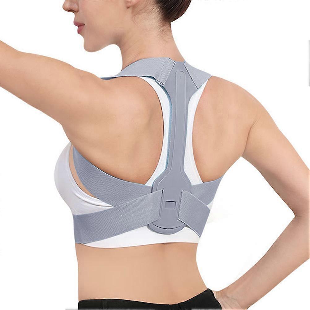 Ergonomic Back Posture Corrector Prevent Chest Sagging Adult S Grey 1Pack