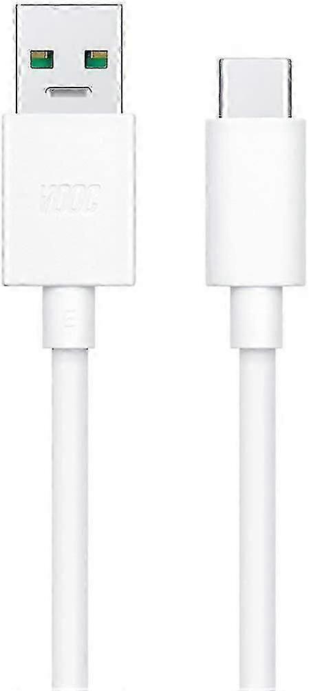 Official Oppo DL129 VOOC USB Type C to USB Type A Data Cable - White (Bulk Packed)