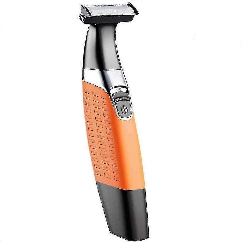 Electric Shavers, Beard Trimmer Men, Waterproof Beard Groo,wireless Usb Rechargeable Body Groomer And Hair Remover For Eyebrow, Beard Facial Body