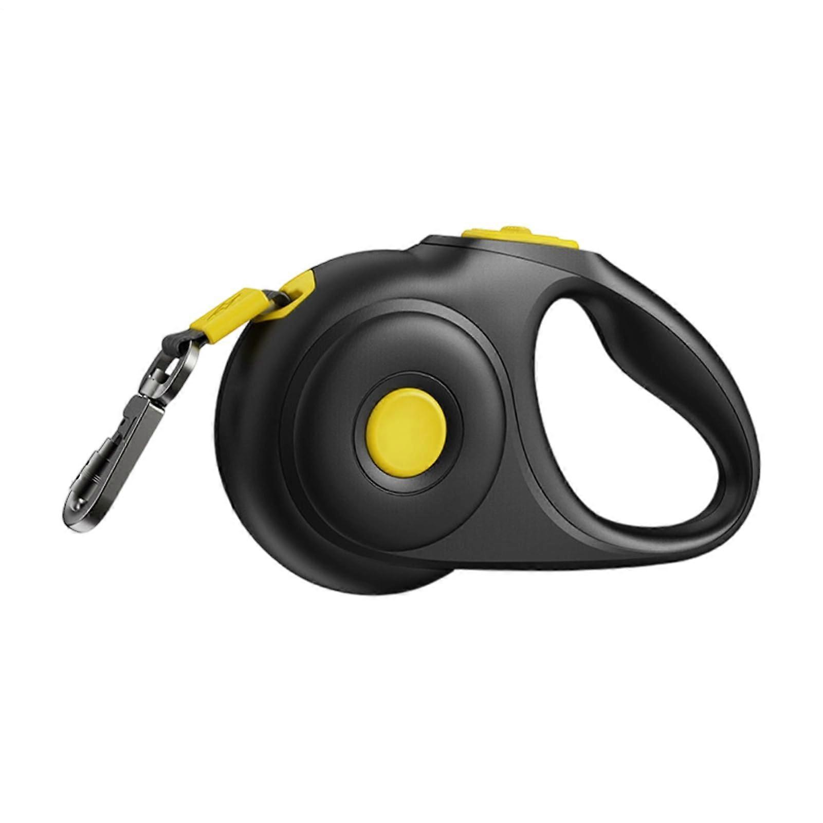Dog Leash Semi-Automatic Retractable Dog Harness with Instant Stop Function Ergonomic Handle for Garden Camping Hiking