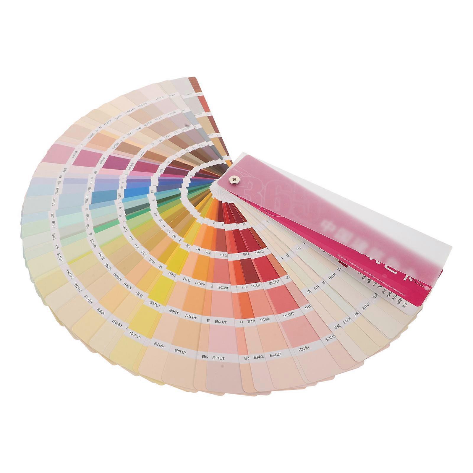 Paint Colors Sample Cards Practical To Use Accurate Colors Suitable For Floor Paint 18.00X4.50X2.30CM Multi Plastic 1Set
