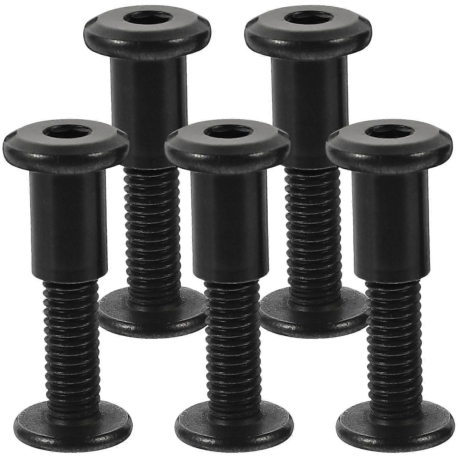 a concise and engaging product description based on your input:
**5 Sets of Countersunk Binding Screws with Nuts – Durable Fasteners for