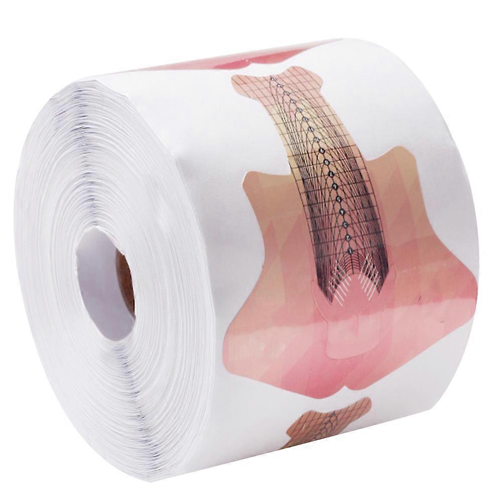 Nail Extension Forms Nail Art Guide Sticker For Manicure Supply 300Pcs Multi Color Paper Easy To Use