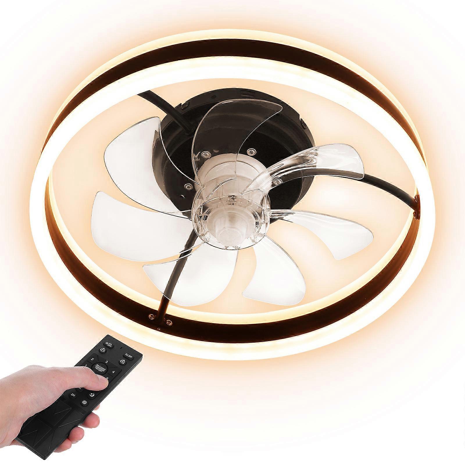 Ceiling Fans With Lamps Integrated Look For Indoor Use 40x40x15cm Motor 1Set