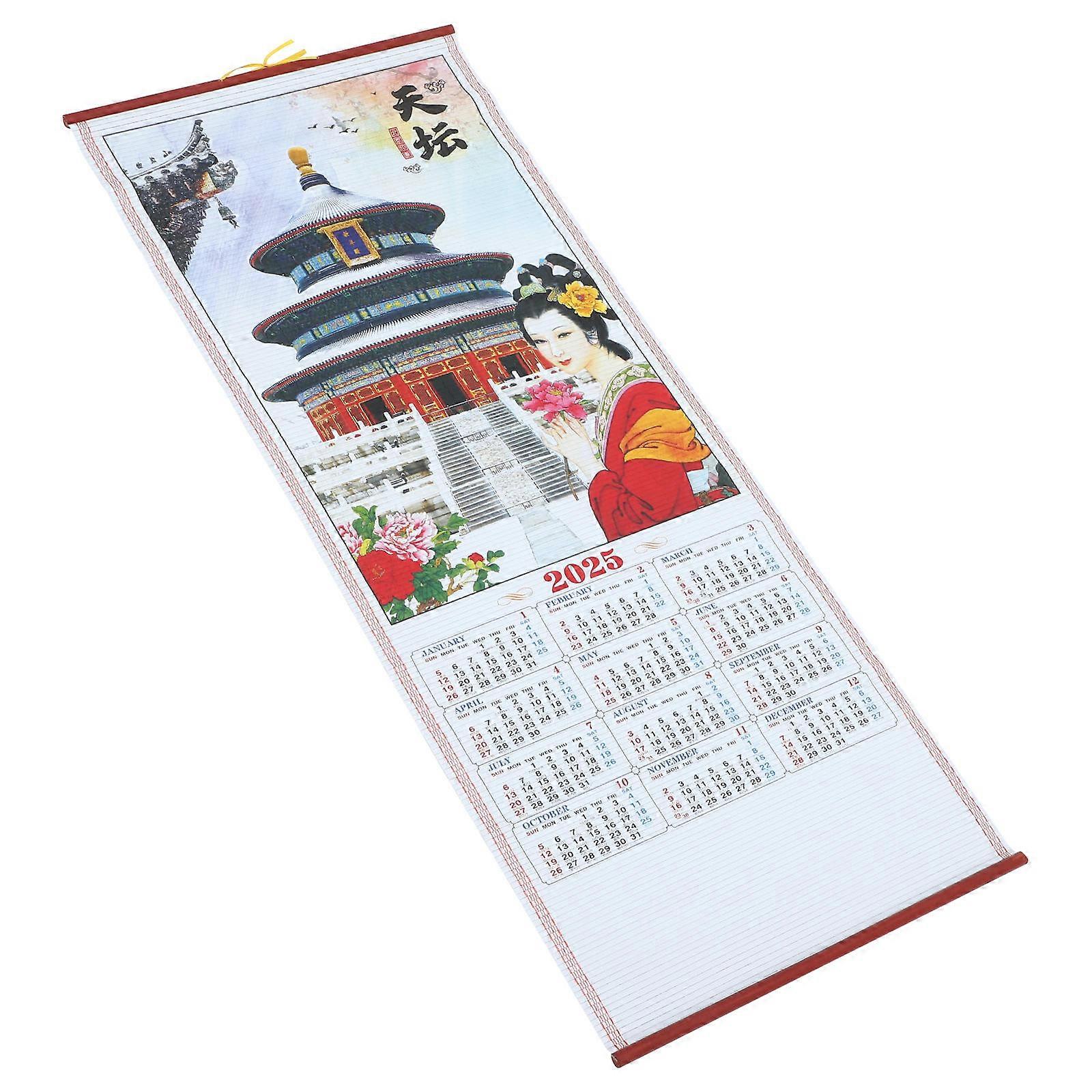 Month Calendar Wall Calendar for Organizing Door Mounting 76.20X31.80X0.10CM 1Set