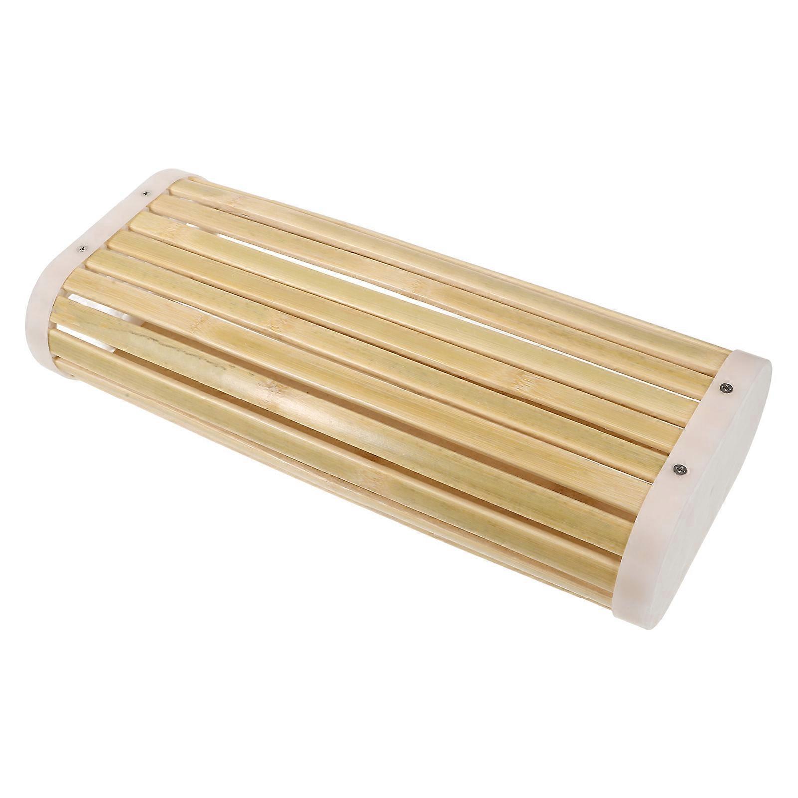 Bamboo Pillow for Comfortable Home Use Ivory Color Durable and Lightweight Cooling Neck Support