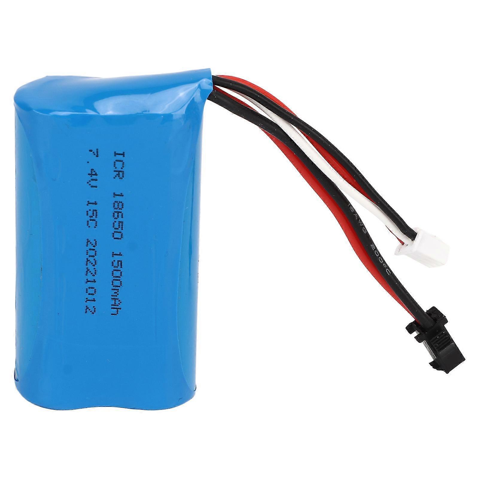 2025 7.4V 1500mAh Lithium Battery SM Head Upgraded Battery RC Spare Parts for Syma 822 RC Aircraft Battery for T39 T40 F39