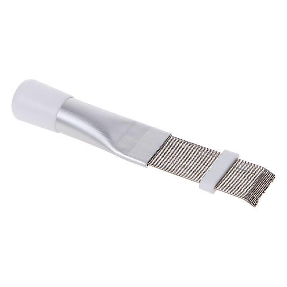 2PCS Stainless Steel Fin Comb Brush for Condenser Air Conditioner Cooling Cleaning Random Color