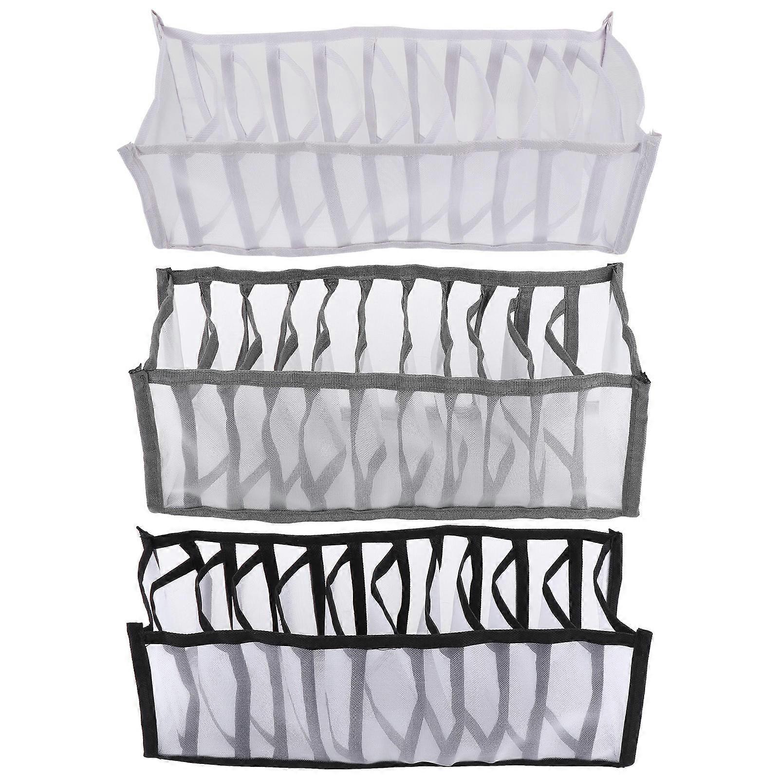 Socks Storage Boxes with Drawer Design for Closet Organization Made of Nylon Assorted Color