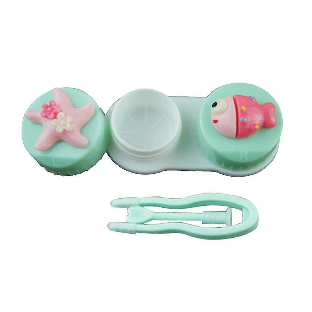 Portable Lens Storage Case For Travel Round Shape Plastic Material Durable And Use 1Pack
