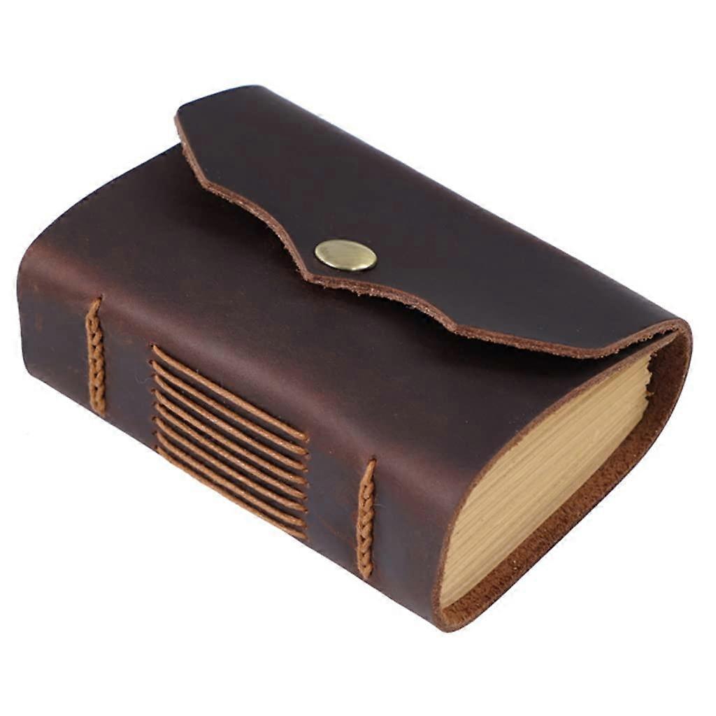 Handmade Pocket Notebook Traditional Travel Journal Sketchbook (Color: A, Size: 11cm) 11cm A