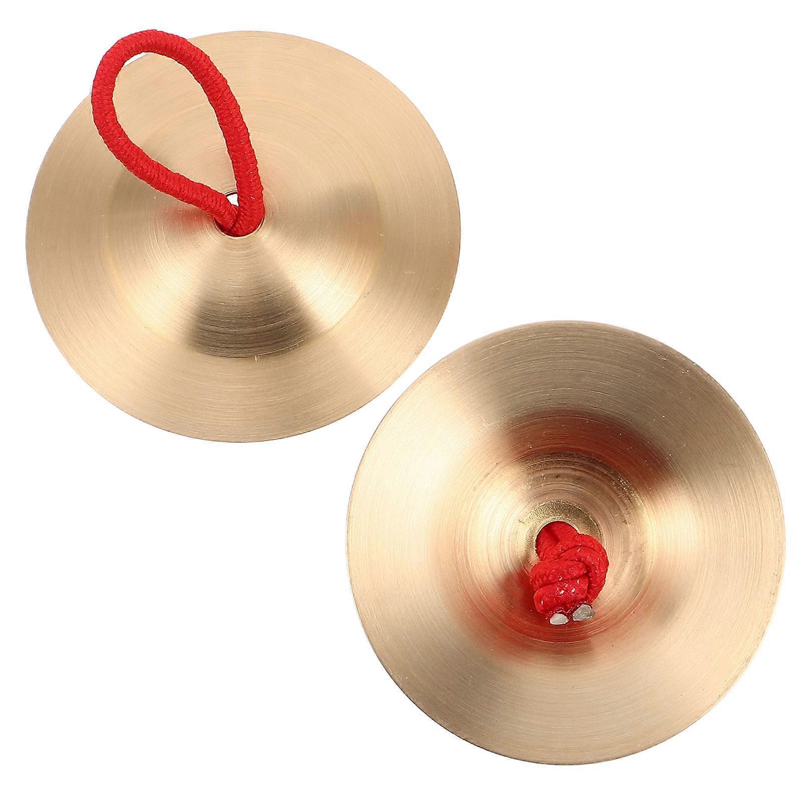 Copper Finger Cymbals for Early Education – Clear Sound Handheld Percussion Instruments for Dance, Party, and Music Creativity Development