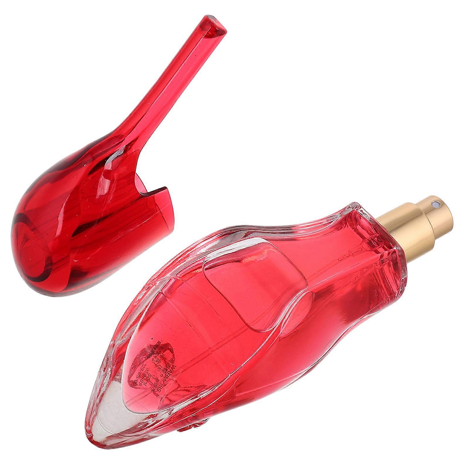 High Heel Shaped Fragrance Bottle Perfume For Women Red Color Daily Use 1Pcs