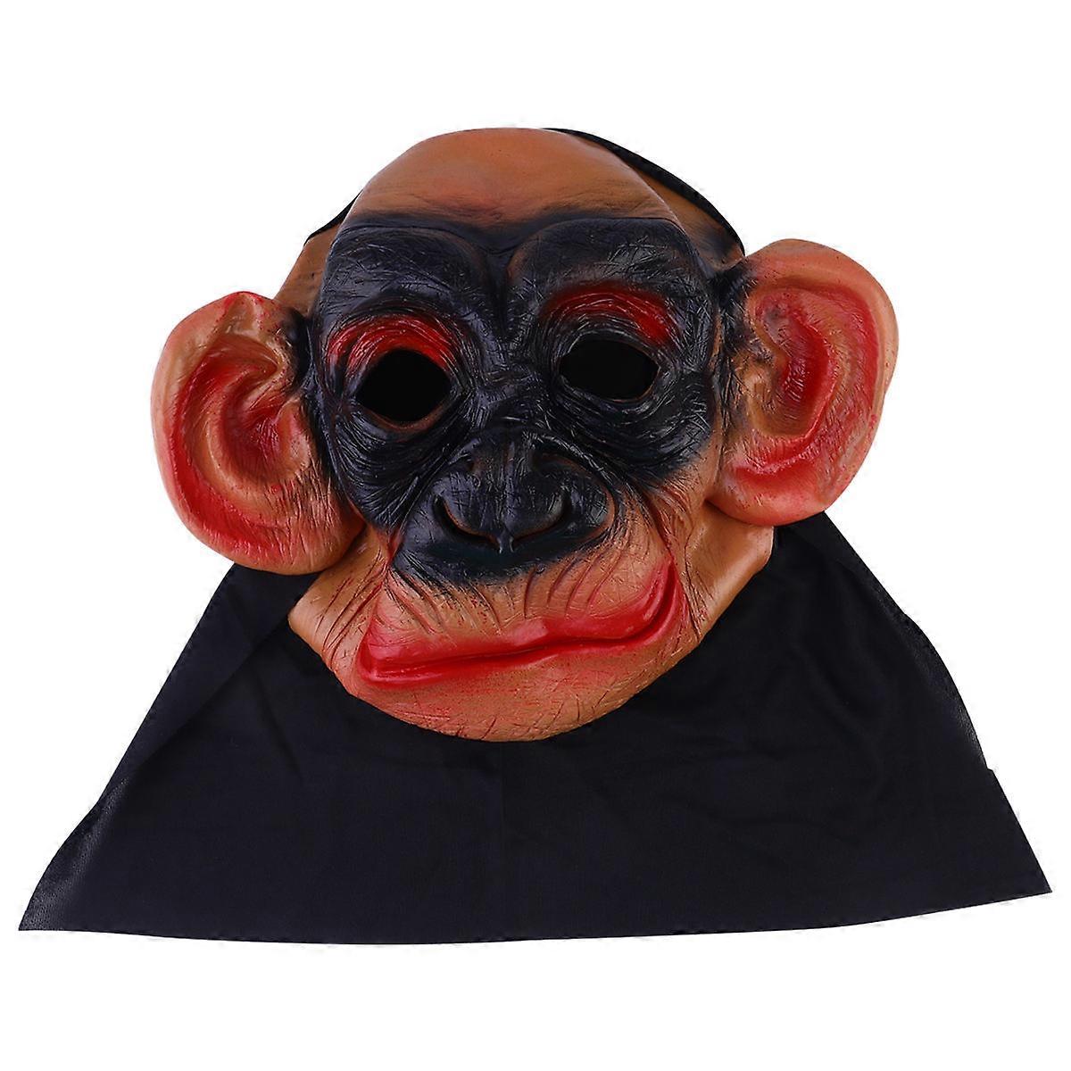 Creative Headwear Realistic Masquerade Mask For Adults Perfect For Halloween Costume Performance 1Pack