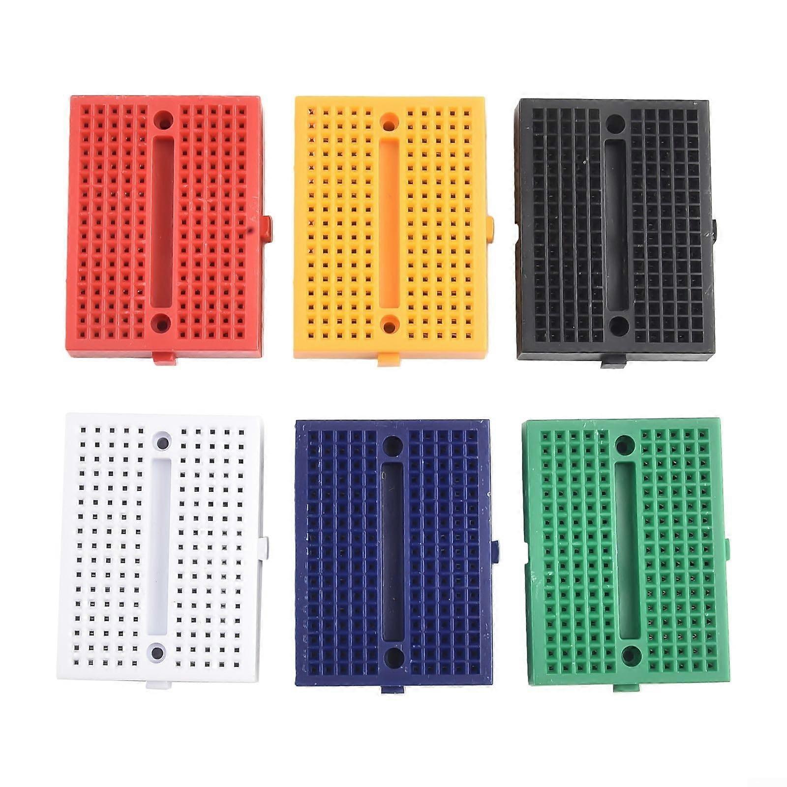 SYB170 Mini Breadboard Set Assorted Colors 830 Tie Points for Electronics Projects and Prototyping