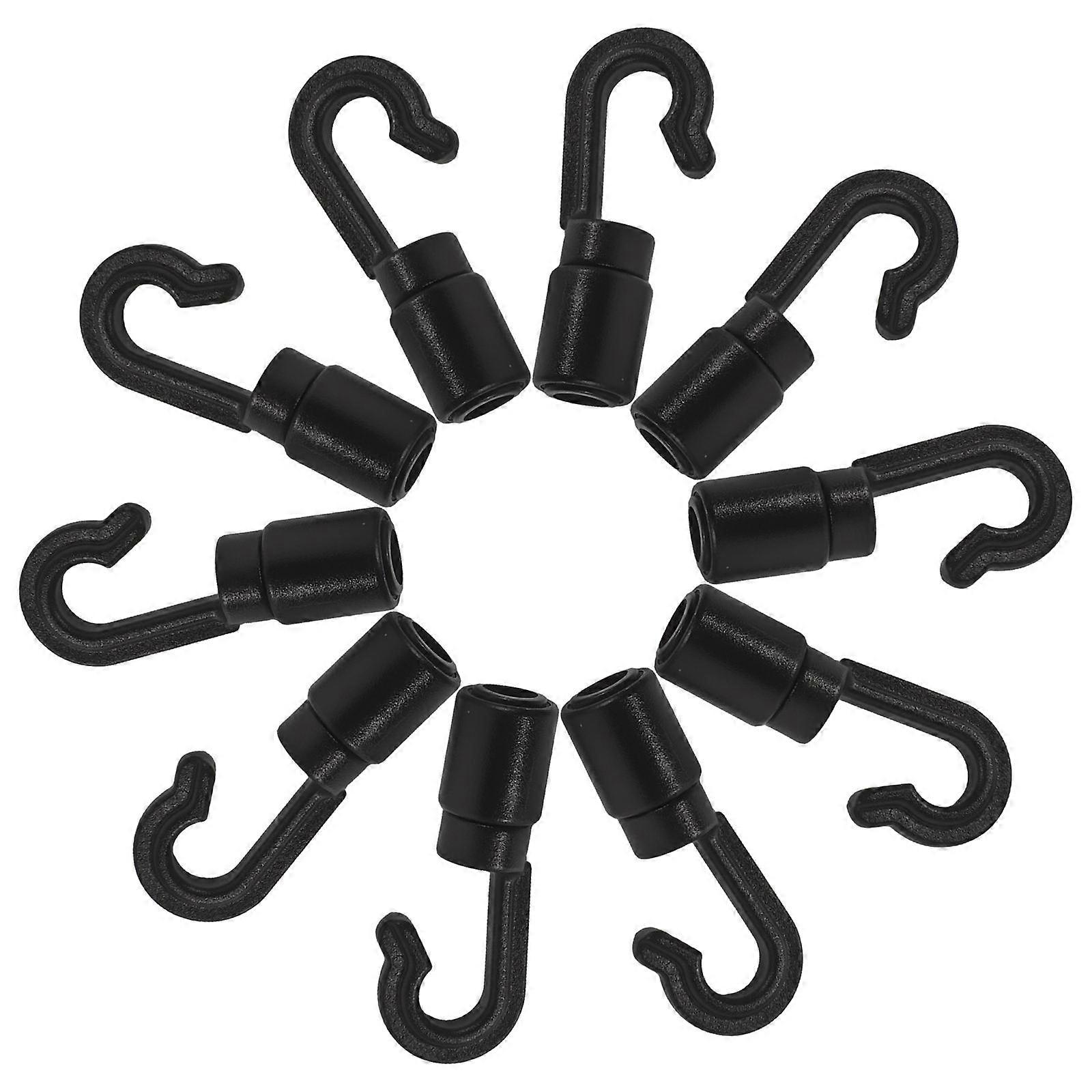 Robust Plastic Canoe Secure Accessories for Boating Activities in Black 30Pcs