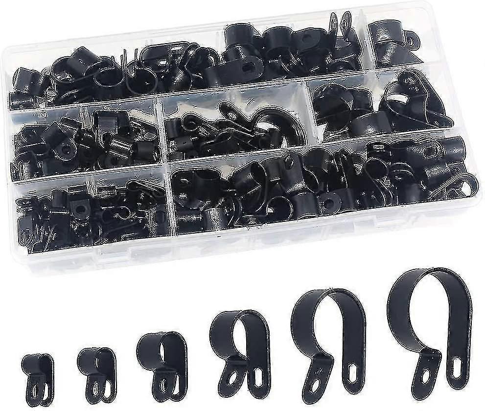 200 Nylon Cable Ties  Durable Plastic Clamps for Wires & Conduits