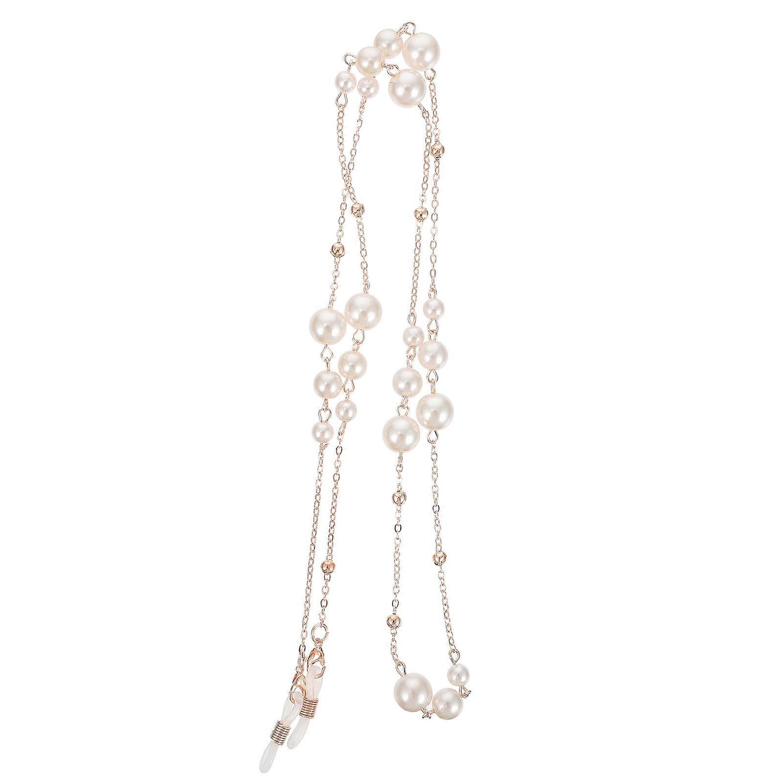 Golden Eyeglass Chain for Decor Use 1Pcs Lightweight Copper Glasses Strap