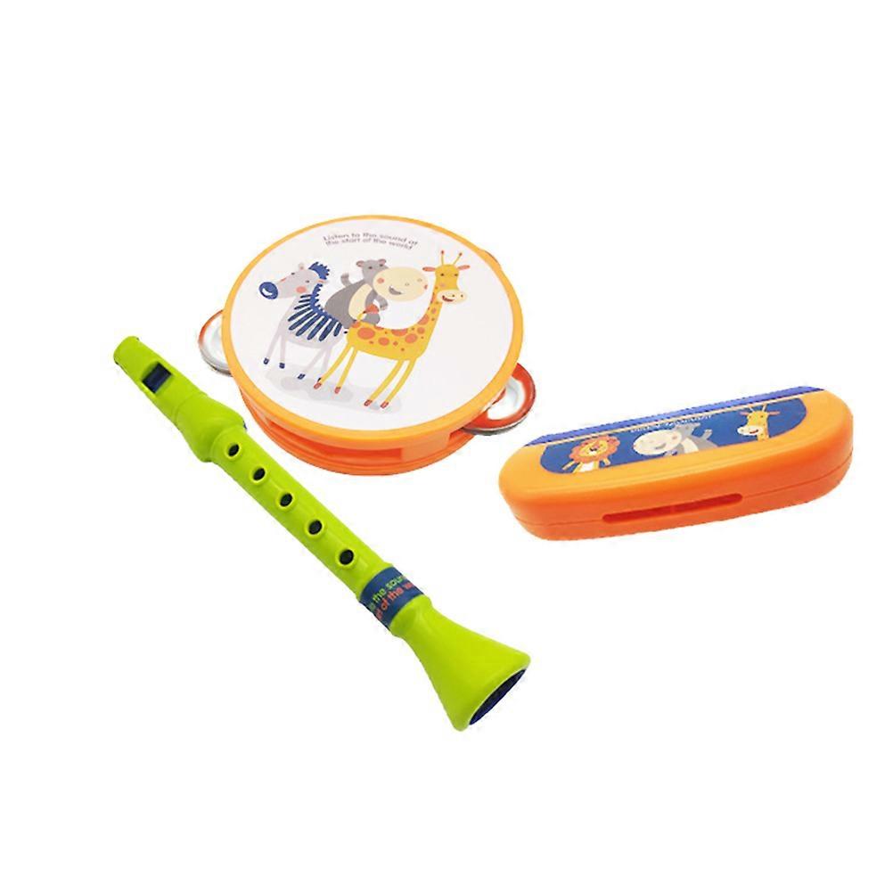 Plastic Harmonica for Kids Playing with Assorted Color and Perfect Tone Quality 6 Pieces Set Mini Size