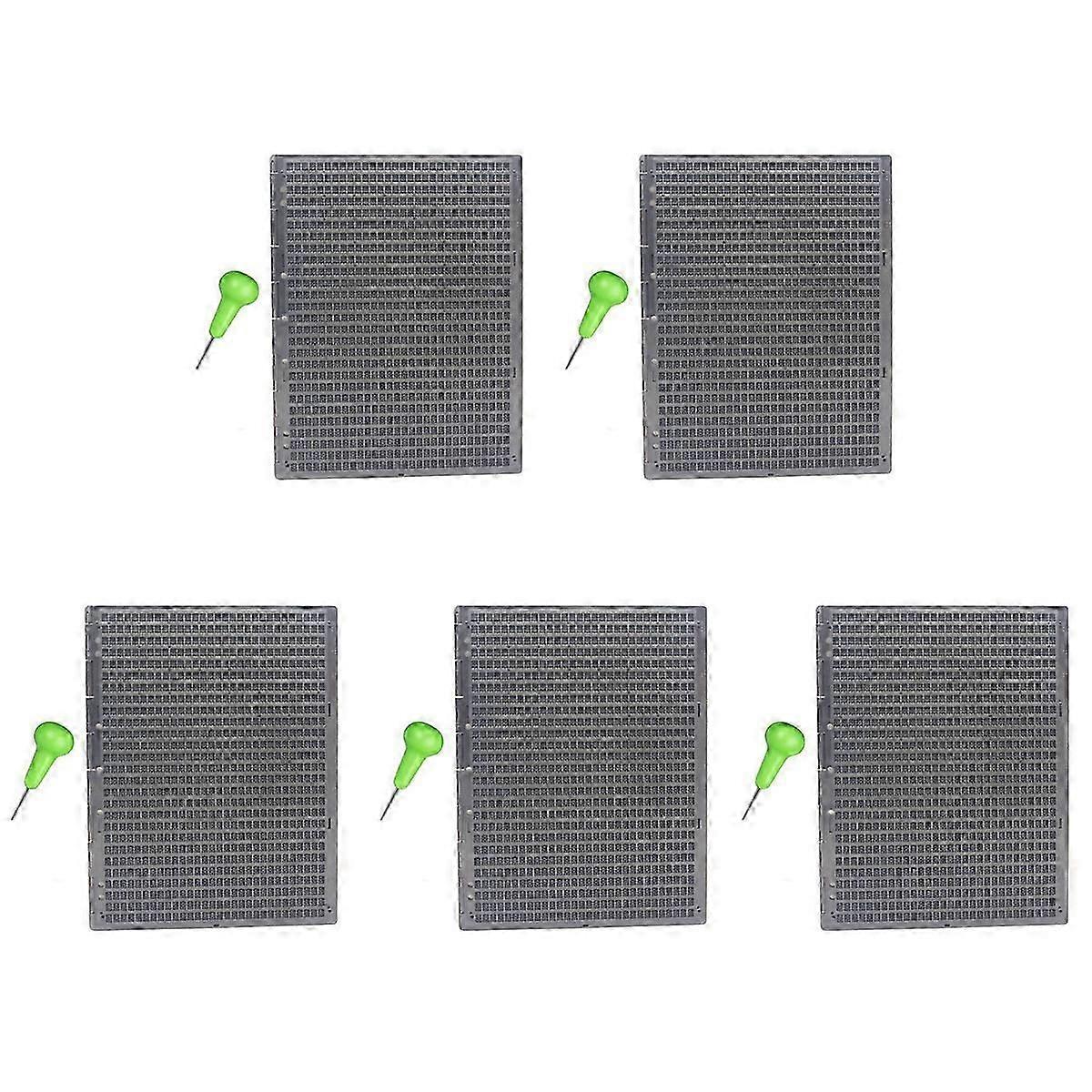 5X 27 Lines and 30 Grids Practical School Plastic Braille Portable Writing Board with Stylus