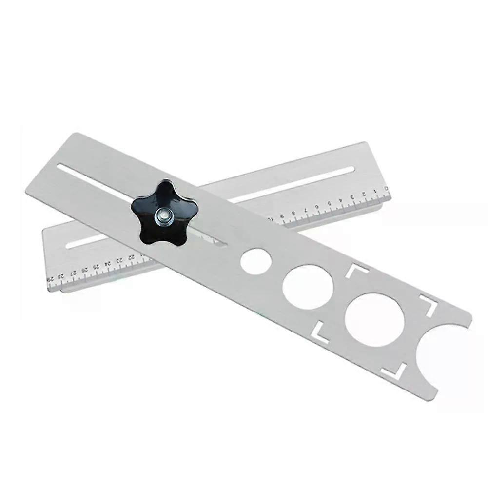360 Degree Adjustable Universal Tiles Glass Marble Floor Ceramic Hole Drill Tool Hole Opener Locator Position Ruler Puncher