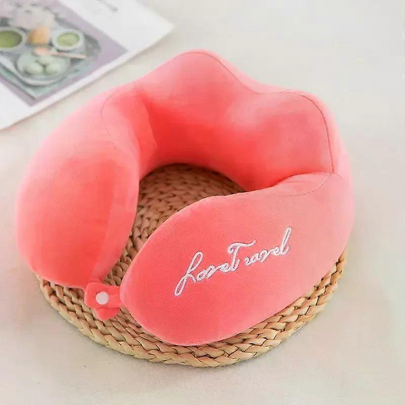 Travel Neck Pillow Travel Neck Cushion Durable U-Shaped Travel Portable Neck Pillow Airplan Soft Pillow PP Cotton
