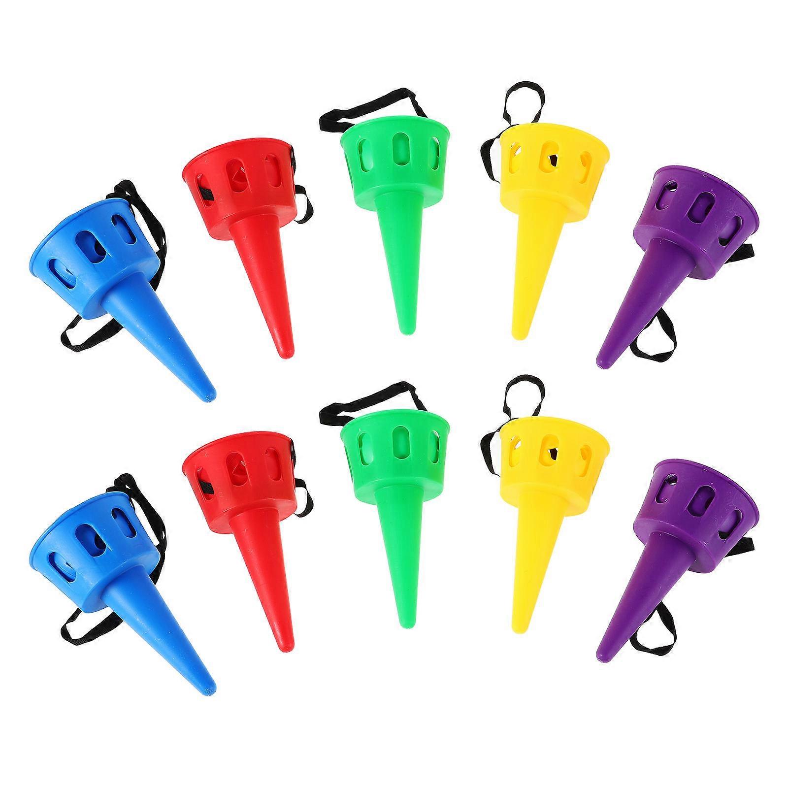 10pcs Outdoor Scoop Ball Set for Sturdy Catch Game, Enhancing Hand Eye Coordination, Lightweight & Portable Design for Parks, Backyards & Active Play