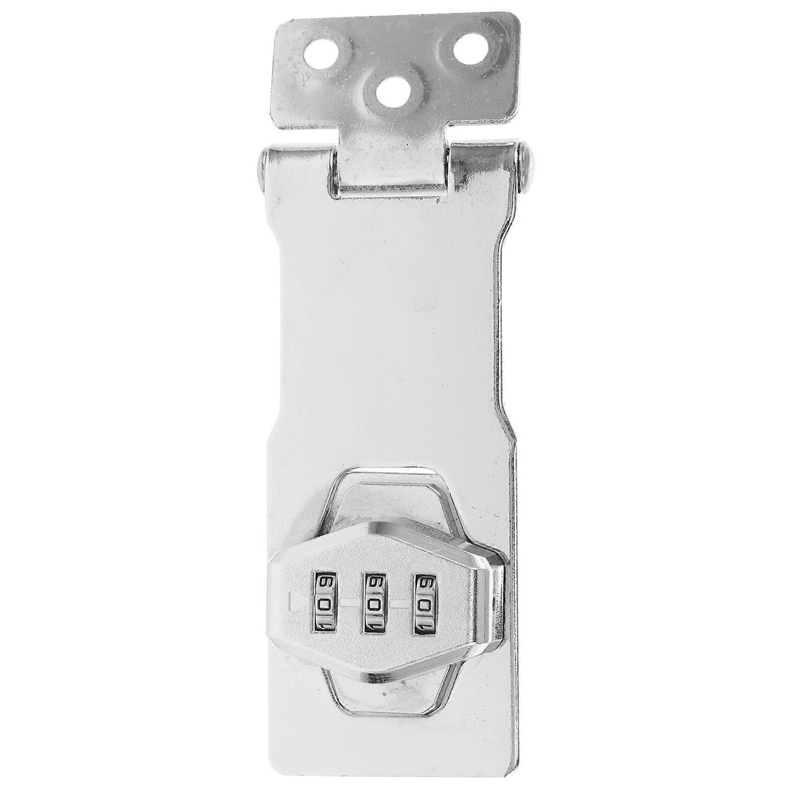 Durable Combination Password Hasp Lock for Cabinets & Barn Doors – & Office Storage Solution