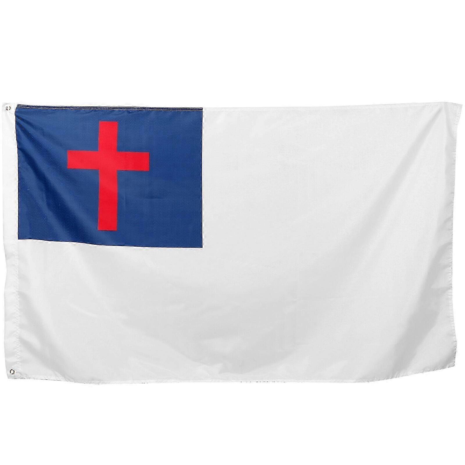 2025 Christian Flag Christian Cross Flag Cross Flag Garden Flag Decorative Flag