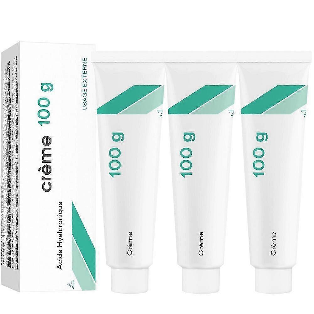 Crème à l’acide hyaluronique, hydratant pour le visage-100 % pur, non dilué, 100g 2025