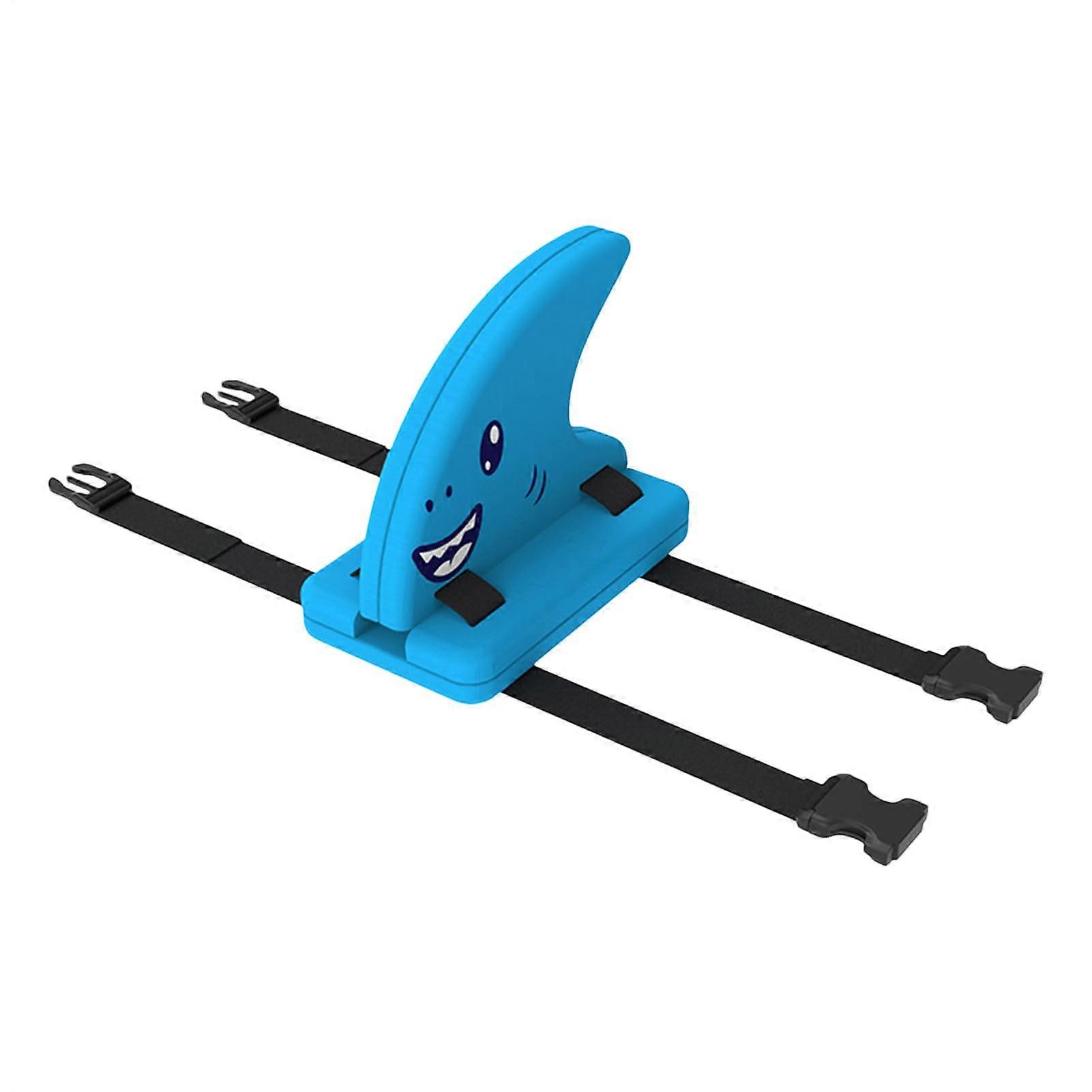 Shark Fin for Swimming Shark Fin for Pool, Shark Fin Shape, Multifunctional Swimming Board, Sports Back Float with C