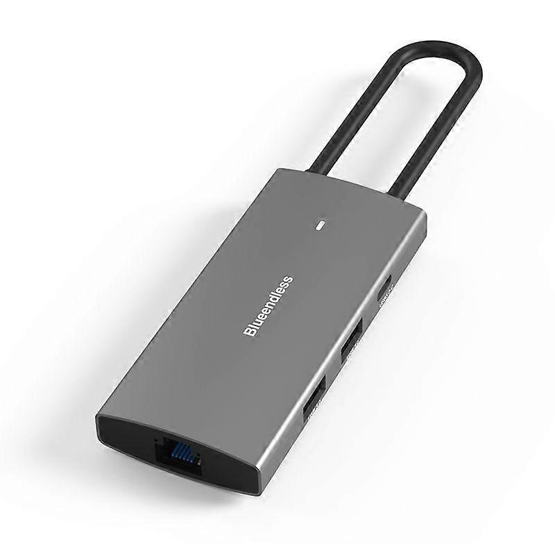 Blueendless Docking Station 9-in-1 Reading Card Gray