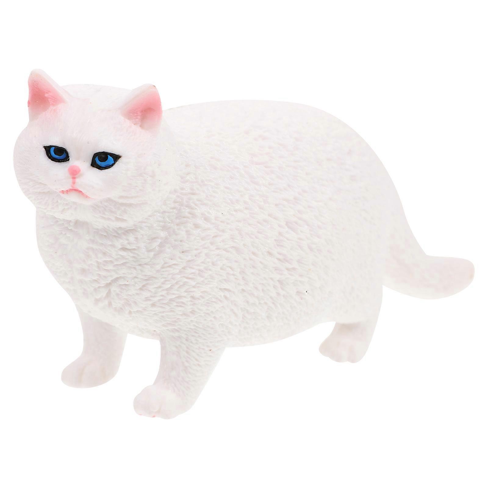 Novelty Cat Shape Simulation Appearance Decorative Item For Playroom Addition 11.6X6.6X4.8CM 2Pack