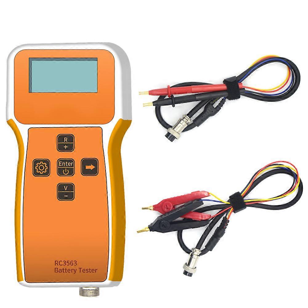 Professional Battery Tester with LCD Screen for Measuring Internal Resistance Voltage of Rechargeable Batteries DIY Repair Tools